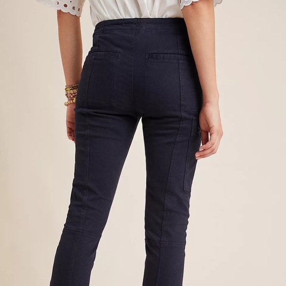 NWT Anthropologie Jefferson Moto Navy Legging Pants 29 - Picture 4 of 4